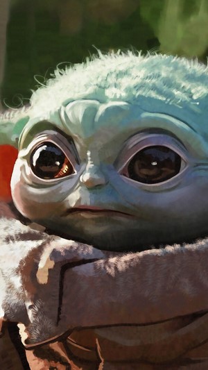 Baby Yoda from The Mandalorian 4K