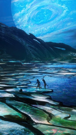 Avatar 2, Movie, Night, Scenery, Art, 4k