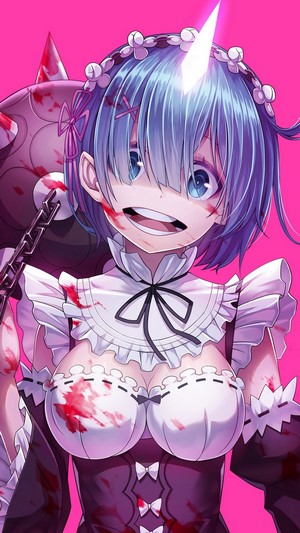 Rem from Re:Zero with Morning Star 4K