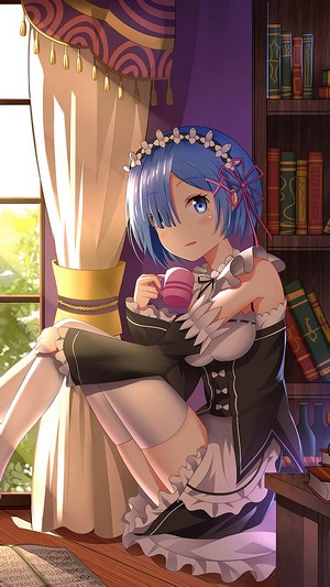 Rem from Re:Zero in 4K