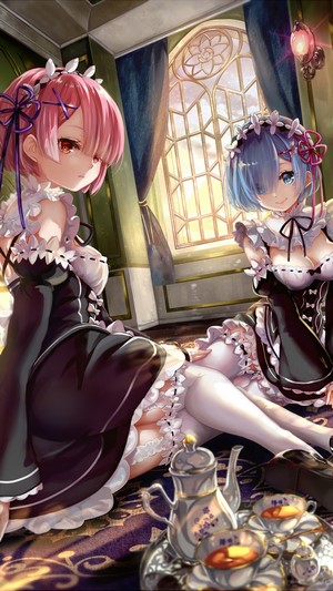 Ram and Rem from Re:Zero 4K