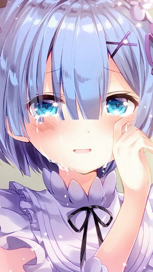 Rem from Re:Zero crying 4K