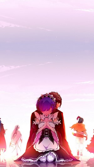 Rem, Subaru, Re:Zero, Anime, Characters HD