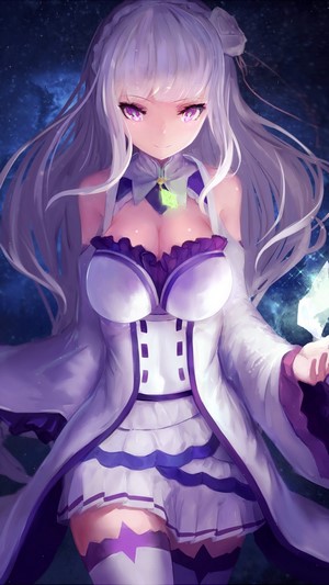 Emilia from Re:Zero 4K