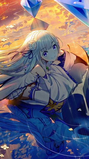 Emilia from Re:Zero 4K