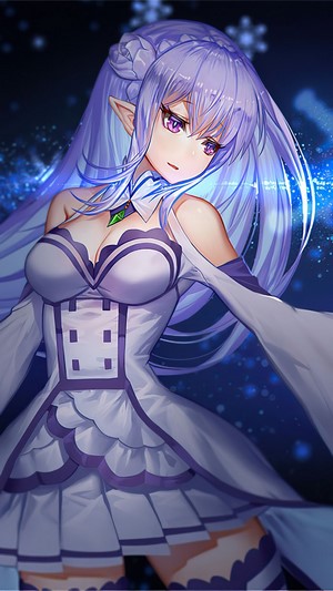Emilia from Re:Zero 4K