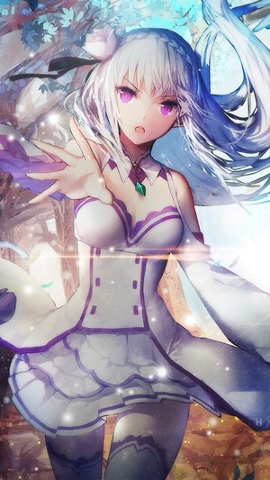 Emilia from Re:Zero 4K