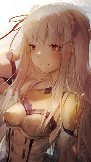 Emilia from Re:Zero 4K