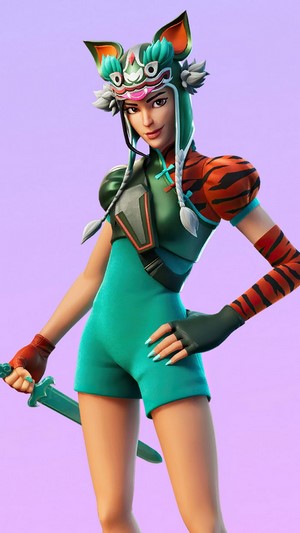 Fortnite Tigeress Lunar New Year Skin 4K