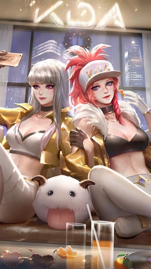 K/DA, KaiSa, Akali, Prestige, LoL, 4k