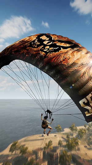 PUBG Parachute 4K