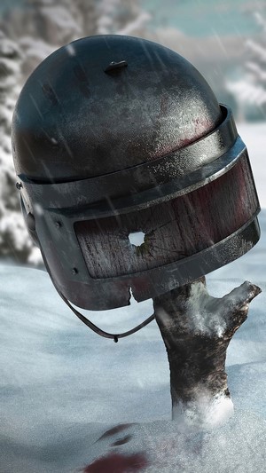 PUBG Level 3 Helmet in Snow
