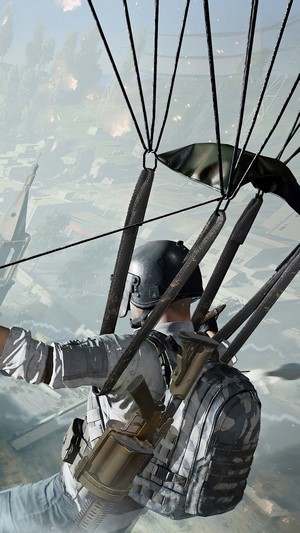 PUBG Parachuter in 4K