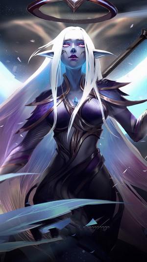 Soraka from League of Legends Dawnbringer 4K