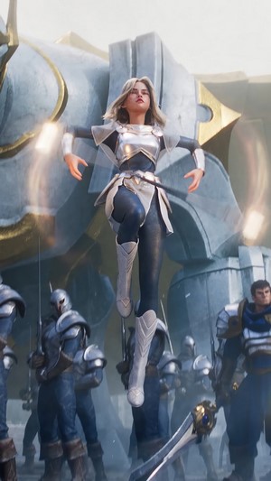 Lux, Garen, Galio, Demacia, LoL, Season, 2020, 4k