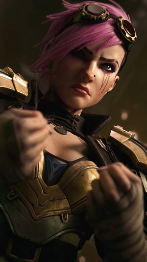 Vi from LoL in 4K