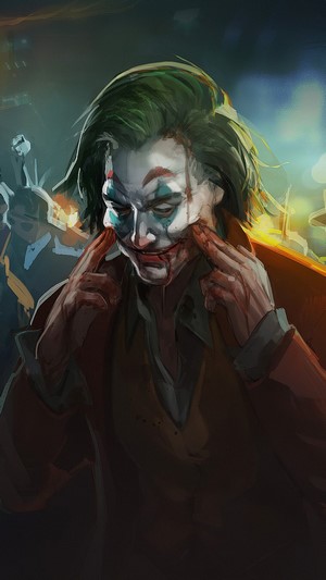 Joker, Smile, Art, Movie, 2019, 4k HD Phone Wallpaper | Rare Gallery