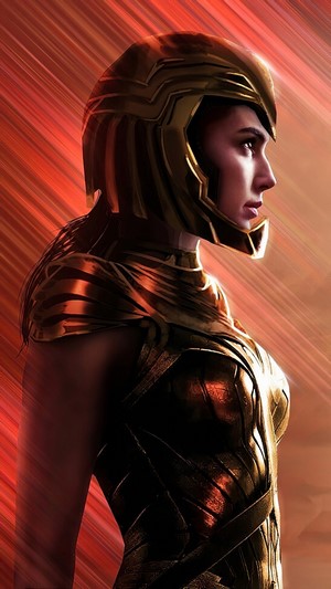 Wonder Woman in Gold Armor from Wonder Woman 1984 4K