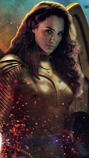 Wonder Woman in Gold Armor from Wonder Woman 1984