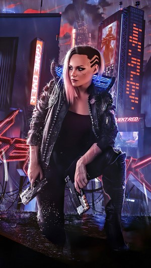 Cyberpunk 2077, Female, V, 4k