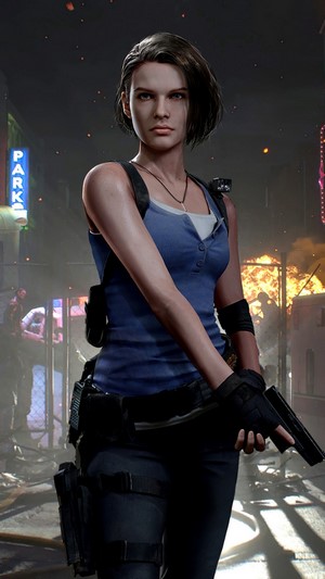 Jill Valentine, Resident Evil 3 Remake, 4k