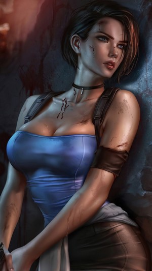 Jill Valentine, Resident Evil 3 Remake, 4k