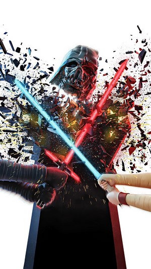 Darth Vader, Lightsaber, Star Wars The Rise of Skywalker, 4k