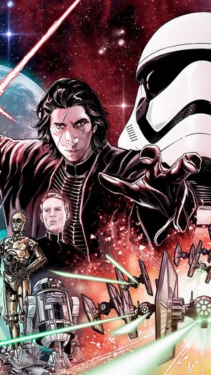 Kylo Ren and Stormtrooper from Star Wars The Rise of Skywalker 4K