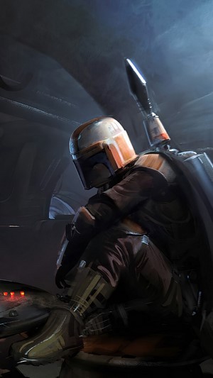 The Mandalorian from TV Series Art 4K