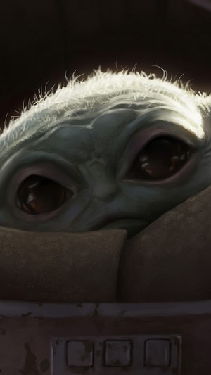 Baby Yoda from The Mandalorian 4K