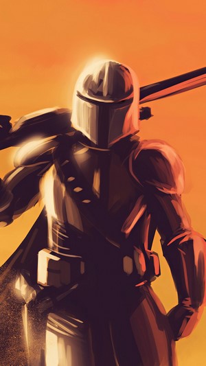 The Mandalorian in 4K Art