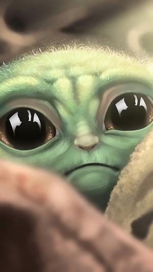 Baby Yoda from The Mandalorian 4K