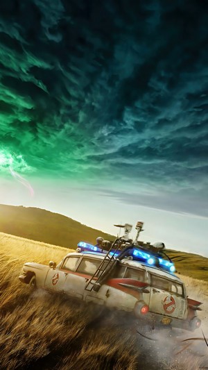 Ghostbusters Afterlife Ectomobile Poster 4K