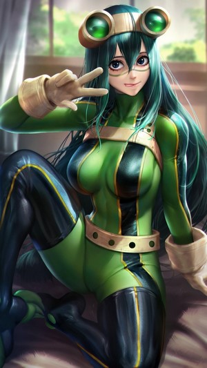 Tsuyu Asui from My Hero Academia 4K