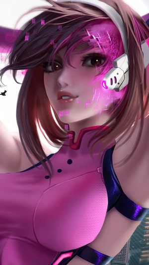 D.Va from Overwatch 4K