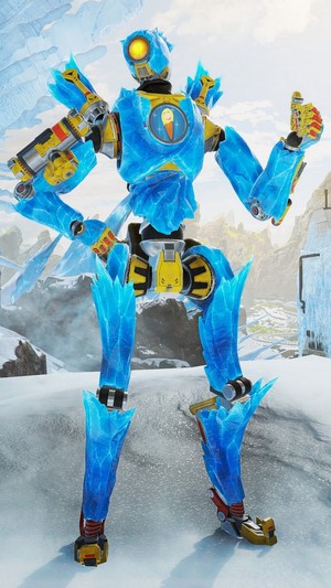 Pathfinder from Apex Legends Iced Out skin 4K