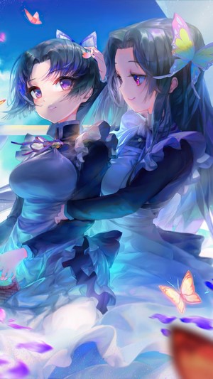 Kanao and Shinobu from Kimetsu no Yaiba 4K