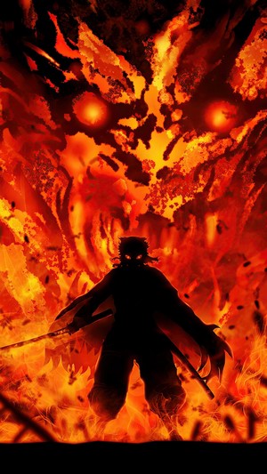 Kyojuro Rengoku, Kimetsu no Yaiba, 4k