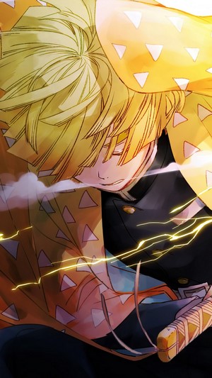 Zenitsu Agatsuma from Kimetsu no Yaiba 4K