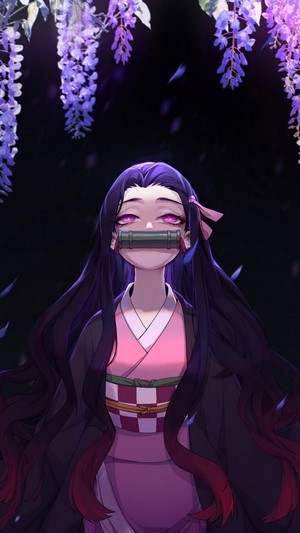 Nezuko, Kamado, Kimetsu no Yaiba, 4k