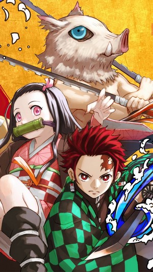 Kimetsu no Yaiba, Tanjiro, Nezuko, Zenitsu, Inosuke, 4K, HD Wallpaper ...