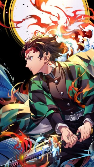 Tanjiro Kamado, Kimetsu no Yaiba, 4k