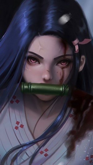 Nezuko, Kamado, Kimetsu no Yaiba, 4k