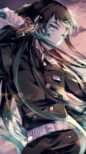 Muichiro Tokito, Katana, Kimetsu no Yaiba, 4k