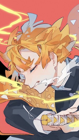 Zenitsu Agatsuma from Kimetsu no Yaiba 4K