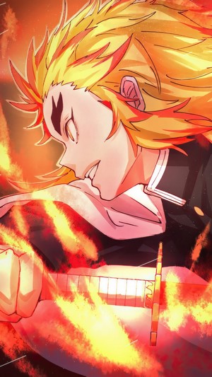 Kyojuro Rengoku from Kimetsu no Yaiba 4K