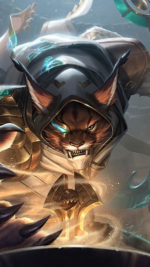 Guardian of the Sands Rengar from League of Legends Splash Art 4K