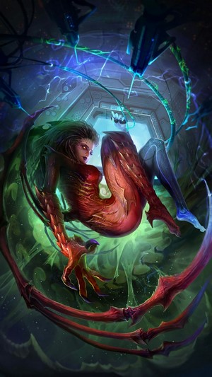 Sarah Kerrigan, the Queen of Blades from StarCraft