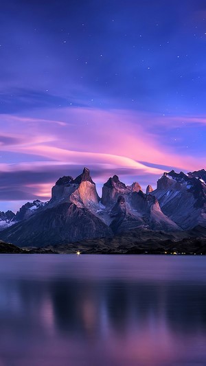 Mountain Lake Reflection Landscape 4K