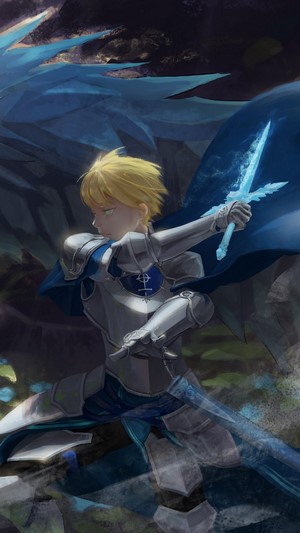 Eugeo from Sword Art Online Alicization with a Dragon
